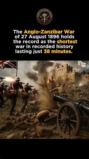 The Shortest War in History. #History #MilitaryHistory #AngloZanzibarWar #BritishEmpire #war