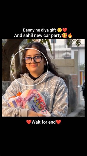 Benny ne diya gift ☺️❤️.#souravjoshivlogs #funny #comedy #family #shortsfeed