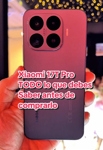 ¡La espera terminó! Finalmente @Xiaomi Perú de forma oficial su nuevo Xiaomi 17T Pro el cual llega con el potente MediaTek Dimensity 9500, una espectacular pantalla AMOLED de 6.83 pulgadas con 144Hz y una batería descomunal de 7000 mAh para que te olvides por completo del cargador. En el apartado fotográfico, redefine la calidad con su triple cámara Leica de 50 MP, ideal para fotos y videos profesionales en cualquier condición de luz. Lo mejor de todo es que ofrece esta experiencia premium por u