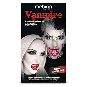 Mehron Makeup Premium Character Kits| Makeup Kits for Halloween & Cosplay| Made in the USA | Complete Kit | Includes all Tools & Instructions on How to Create the Look | (Vampire)