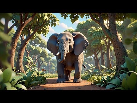 Stomp Stomp with Big Elephant | Fun Elephant Song for Kids | Toddler Action Rhyme