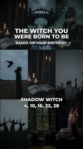 Find Out Your Witch Type With Just Your Birthday! #greenwitch #shadowwitch #seawitch