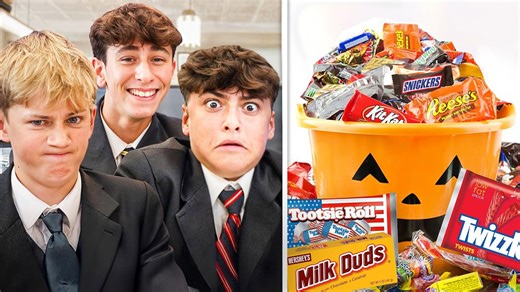 British Highschoolers try American Halloween Candy