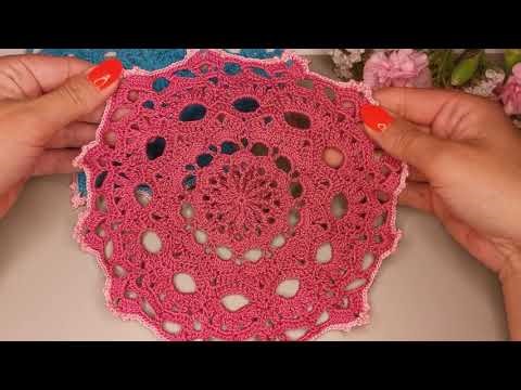 Crochet Wispweave Octagon Doily 🧵 Part 1 | Step-by-Step Tutorial