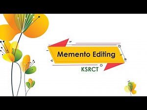 Photoshop Memento Editing