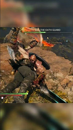 Ghost Of Sparta☠️🔥 Vs Egil the Oath Guard Unstoppable Fight Gow Ragnok #gaming #godofwar
