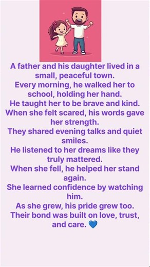 Father and his daughter|| Learn English #english#readandrepeat#easyenglish