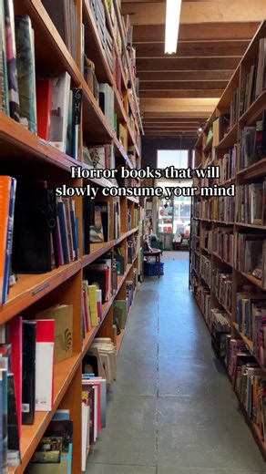 Horror books that slowly consume your mind