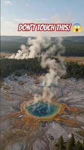 America's Most Beautiful Deadly Pool! 😱 | Yellowstone Mystery #america #travel