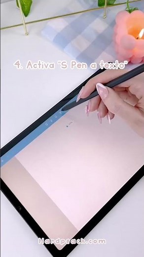 S PEN | Escribir a mano y convertir en texto - Samsung Galaxy TAB | HardPeach Tab 🍑