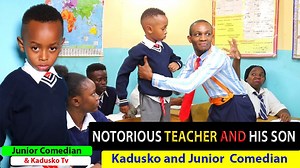 KADUSKO AND JUNIOR COMEDIAN IN HOT SOUP(Mwalimu na mtoto wake) @kadusko_tv | Junior Comedian 254