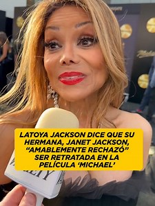 LaToya Jackson sobre la no representación de Janet Jackson en la película #Michael: “Me hubiera gustado que todo el mundo estuviera en la película, pero preguntaron y ella amablemente rechazó, así que hay que respetar sus deseos.” #michaeljackson #latoyajackson #cineentiktok #quever #sabiasquetiktok