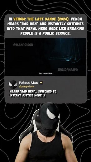Venom: The Last Dance (2024) — Heard “Bad Men” and Took It Personally 😈💥 #trend #movie