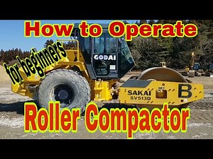 PAANO MAG OPERATE NG ROLLER COMPACTOR OR PISON TUTORIAL FOR BEGINNERS