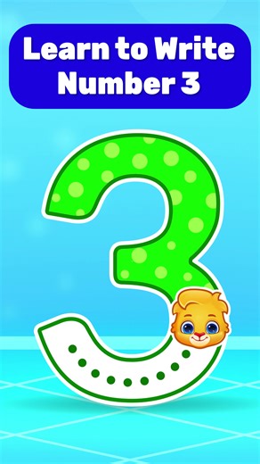 7.7K views · 44 reactions | Can your little one trace the number 3?...