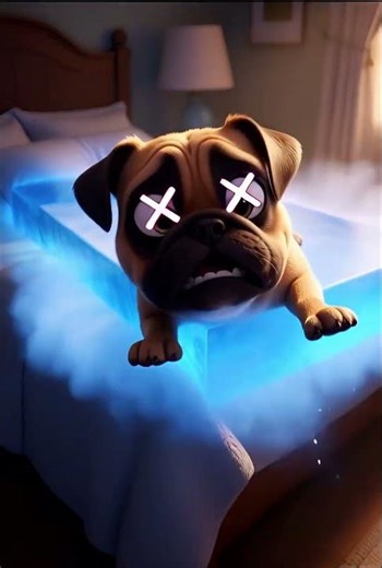 My Pug found the FORBIDDEN Blue Glitch! 🦴🌀 #minecraft #puggy #shorts #gaming #bluediamond #funny