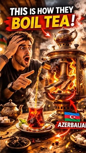 This Is How Azerbaijan Boils Tea 🇦🇿