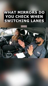 Driving Test Tips: Switching Lanes - What Mirrors to Check #Driving #Test #Switch #Lane | DGN Driving