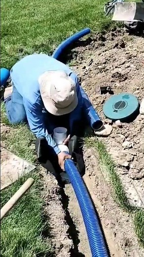 How to get MORE Slope on your Underground Buried Downspout Gutter Drain