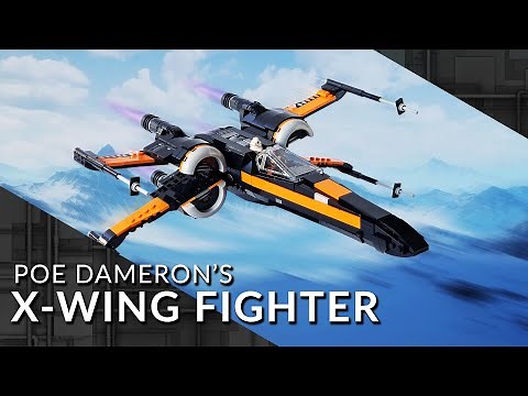 Poe Dameron's X-Wing Fighter | Lego Star Wars MOC
