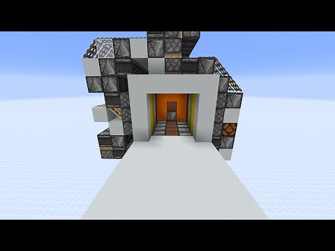 Tileable Player Activated 3x3 Piston Door