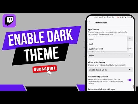 How to Enable Dark Mode on Twitch App
