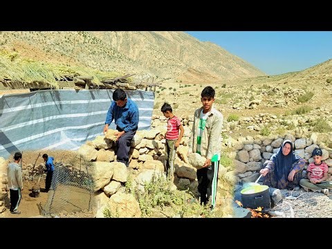 Nomadic Life: Cooking Rice Milk the Traditional Way | Renovating a Nomadic-Style House the Mountains
