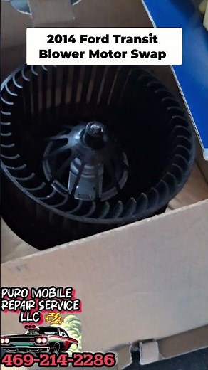Damaged Ford Transit Connect? Fixing the AC Blower Motor! #shorts