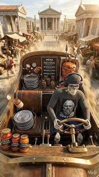 What If You Open a Taco 🌮 Truck In Ancient Rome?! #ancientrome #food #tacos