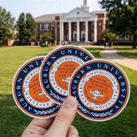 Auburn University Inspired Sticker Tiger Style College Aesthetic Vinyl Decal Laptop Water Bottle Car Gift - Etsy