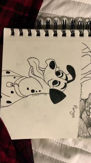 Old Disney character drawings! I really enjoy doing this :D #art #disney #character #fyp