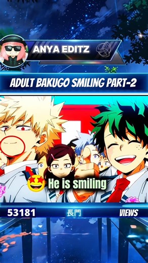 adult bakugo smiling 😊 (PART2)🔥😱#myheroacademia #edit #mha #amv#anime