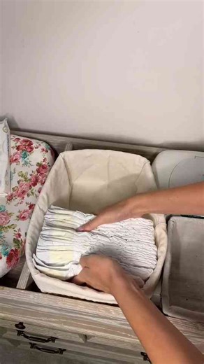 Restocking my toddler’s diaper changing station!