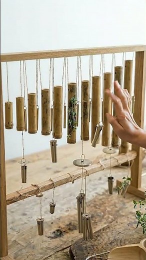 DIY Bamboo Wind Chime Planter: The Ultimate Garden Harmony Project 🎍🌱