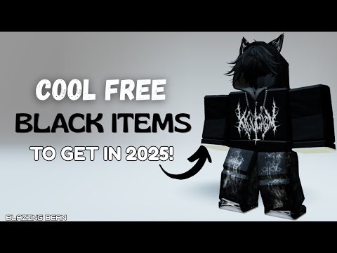 "GET THESE 17+ COOL BLACK ITEMS IN 2025" | ROBLOX *NEW* 2025