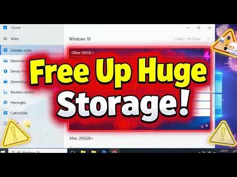 How to free up huge storage when Windows 10 shows 200GB+ in “Other”