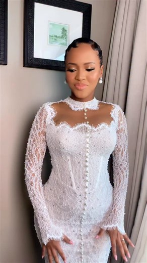 BK on Instagram: "Our very own classy bride Gladys😍 Absolutely stunning in #Branozdesigns Thanks for choosing us. Dress @branozdesigns Glam @laviemakeup #Branozdesigns"