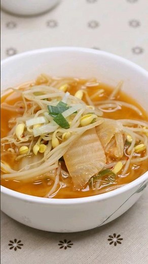개운한 국물요리 콩나물된장국 끓이는법#김치콩나물국