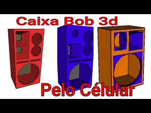 Como Fazer Projeto 3d Caixa Bob Residencial Pelo Celular