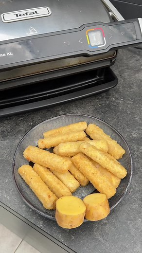 Fischstäbchen Backfisch Art im Tefal OptiGrill - Werbung - Manueller...