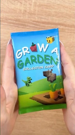 DIY Collection Card GROW A GARDEN #papercraft #unboxing #growagarden #diy #cardgarden