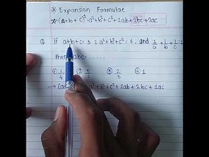 Expansion formula with example || competitive exam question