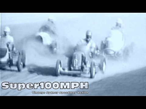 VINTAGE SYDNEY SPEEDWAY ACTION