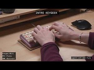 Intro Keygeek Typing Sounds - Pangea Mini - GMK