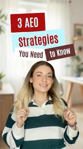 3 AEO Strategies to Get Content Picked by AI (Answer Engine Optimization) | Dr. Rebeka Pop