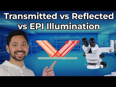 Transmitted VS Reflected VS Epi Illumination in Microscopes