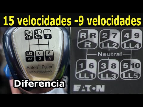 transmision de 15 velocidades fuller como manejar un camion de 15 marchas