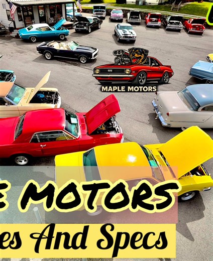 MapleMotors Classic Muscle Cars & Hotrods For Sale
