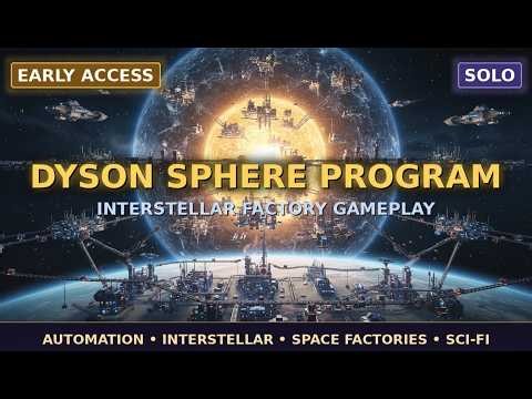 Dyson Sphere Program - Interstellar Factory Building Gameplay | No Commentary