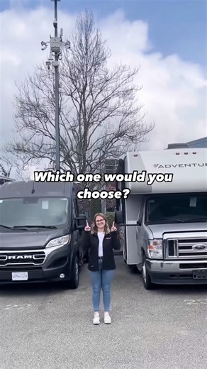 Team Van Conversion or Team C-Small, which side are you on? 😎 #FraserwayRV #campers #classb #classc #motorhomes #rvs #rving | Fraserway RV Rentals